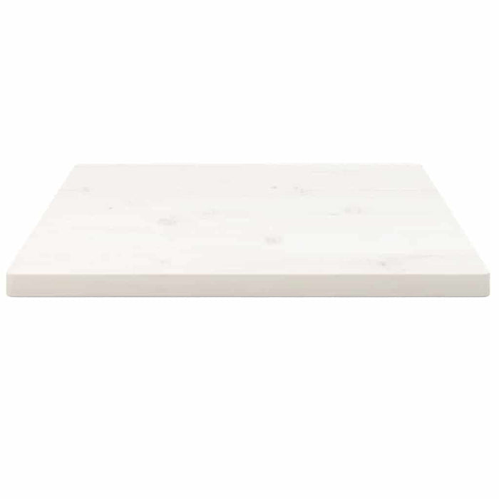 Blat de masă, alb, 60x60x2,5 cm, lemn masiv de pin, pătrat - WALTI WALTI