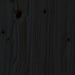 Canapea de colț de grădină, 2 buc., negru, lemn masiv de pin - WALTI WALTI