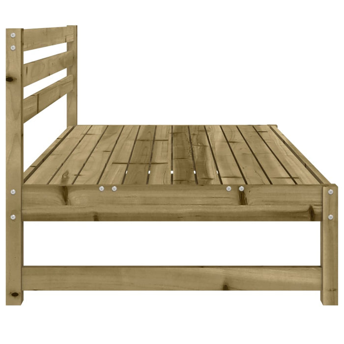 Canapele de mijloc grădină 2 buc. 120x80cm lemn pin impregnat - WALTI WALTI