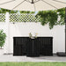 Set de balcon cu 2 locuri, negru, lemn masiv de pin - WALTI WALTI