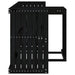 Set de balcon cu 2 locuri, negru, lemn masiv de pin - WALTI WALTI