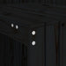Set de balcon cu 2 locuri, negru, lemn masiv de pin - WALTI WALTI