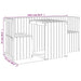 Set de balcon cu 2 locuri, negru, lemn masiv de pin - WALTI WALTI