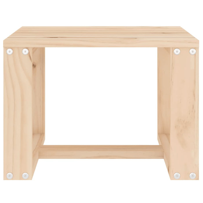 Măsuță laterală grădină, 40x38x28,5 cm, lemn masiv pin - WALTI WALTI