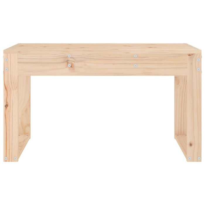 Bancă de grădină, 80x38x45 cm, lemn masiv de pin - WALTI WALTI