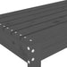 Bancă de grădină, gri, 110x38x45 cm, lemn masiv de pin - WALTI WALTI