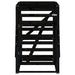 Depozitare coș de gunoi negru 84x90x128,5 cm lemn masiv de pin - WALTI WALTI
