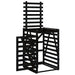 Depozitare coș de gunoi negru 84x90x128,5 cm lemn masiv de pin - WALTI WALTI
