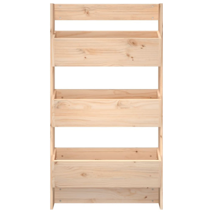 Jardinieră de perete cu 3 niveluri 60x18,5x110 cm lemn pin - WALTI WALTI