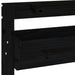 Jardinieră de perete cu 3 niveluri negru 60x18,5x110cm lemn pin - WALTI WALTI
