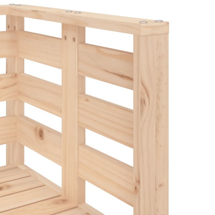 Set mobilier de grădină, 3 piese, lemn masiv de pin - WALTI WALTI