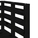 Set mobilier de grădină, 3 piese, negru, lemn masiv pin - WALTI WALTI