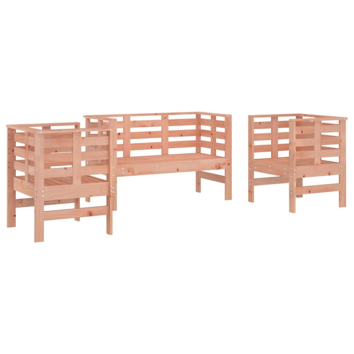 Set mobilier de grădină, 3 piese, lemn masiv douglas - WALTI WALTI