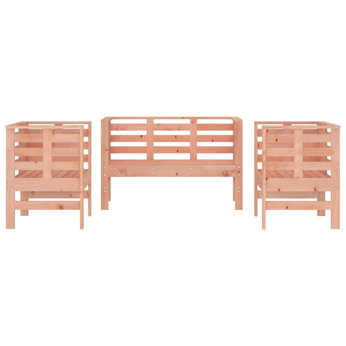 Set mobilier de grădină, 3 piese, lemn masiv douglas - WALTI WALTI