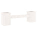 Jardinieră bancă, alb, 184,5x39,5x56,5 cm, lemn masiv de pin - WALTI WALTI