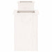 Jardinieră bancă, alb, 184,5x39,5x56,5 cm, lemn masiv de pin - WALTI WALTI