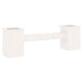 Jardinieră bancă, alb, 184,5x39,5x56,5 cm, lemn masiv de pin - WALTI WALTI