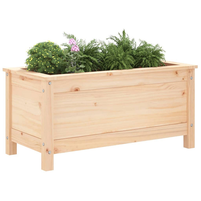 Jardinieră de grădină, 82,5x40x39 cm, lemn masiv de pin WALTI