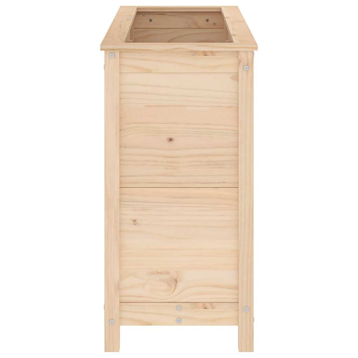 Strat înălțat de grădină, 119,5x40x78 cm, lemn masiv de pin WALTI