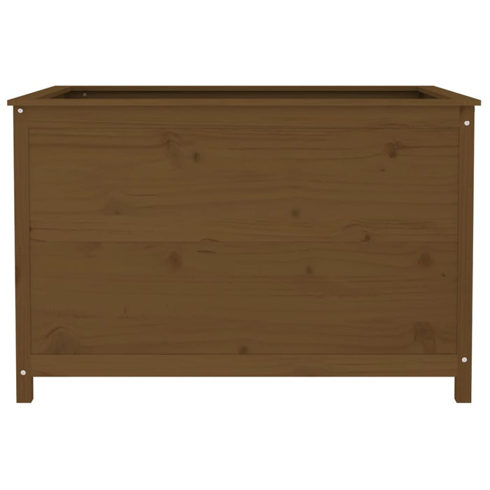 Strat înălțat grădină maro miere 119,5x82,5x78cm lemn masiv pin - WALTI WALTI