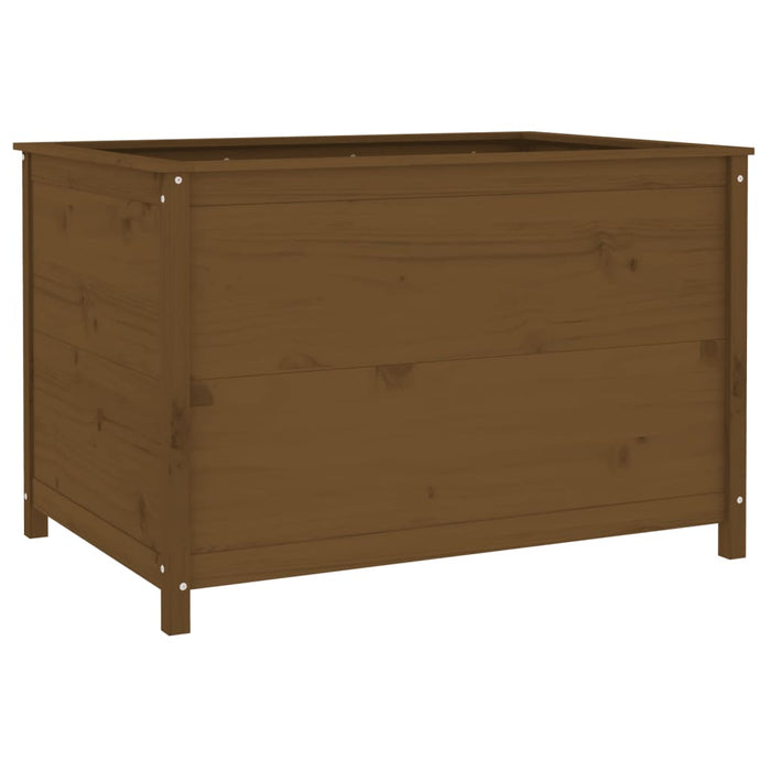 Strat înălțat grădină maro miere 119,5x82,5x78cm lemn masiv pin - WALTI WALTI