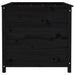 Strat înălțat de grădină negru 119,5x82,5x78 cm lemn masiv pin - WALTI WALTI