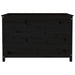Strat înălțat de grădină negru 119,5x82,5x78 cm lemn masiv pin - WALTI WALTI