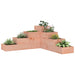 Jardinieră grădină 4 niveluri, 80,5x79x36 cm lemn masiv douglas - WALTI WALTI