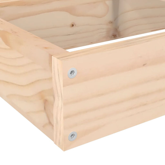 Jardinieră de grădină cu 4 niveluri, 106x104,5x36 cm, lemn masiv de pin WALTI