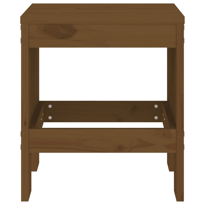 Taburete grădină 2 buc. maro miere 40x36x45 cm lemn masiv pin - WALTI WALTI
