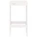 Taburete de bar, 2 buc., alb, 40x36x75 cm, lemn masiv de pin - WALTI WALTI