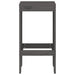 Taburete de bar, 2 buc., gri, 40x36x75 cm, lemn masiv de pin - WALTI WALTI