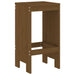 Taburete de bar 2 buc. maro miere 40x36x75 cm lemn masiv de pin - WALTI WALTI