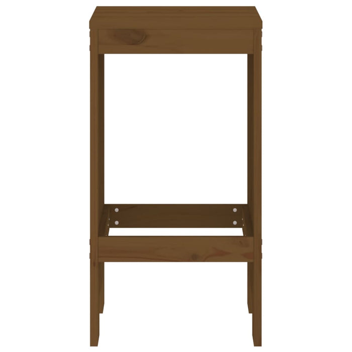 Taburete de bar 2 buc. maro miere 40x36x75 cm lemn masiv de pin - WALTI WALTI