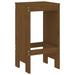Taburete de bar 2 buc. maro miere 40x36x75 cm lemn masiv de pin - WALTI WALTI