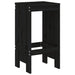 Taburete de bar, 2 buc., negru, 40x36x75 cm, lemn masiv de pin - WALTI WALTI