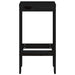 Taburete de bar, 2 buc., negru, 40x36x75 cm, lemn masiv de pin - WALTI WALTI
