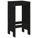 Taburete de bar, 2 buc., negru, 40x36x75 cm, lemn masiv de pin - WALTI WALTI