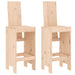 Scaune de bar, 2 buc., 40x42x120 cm, lemn masiv de pin - WALTI WALTI