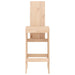 Scaune de bar, 2 buc., 40x42x120 cm, lemn masiv de pin - WALTI WALTI