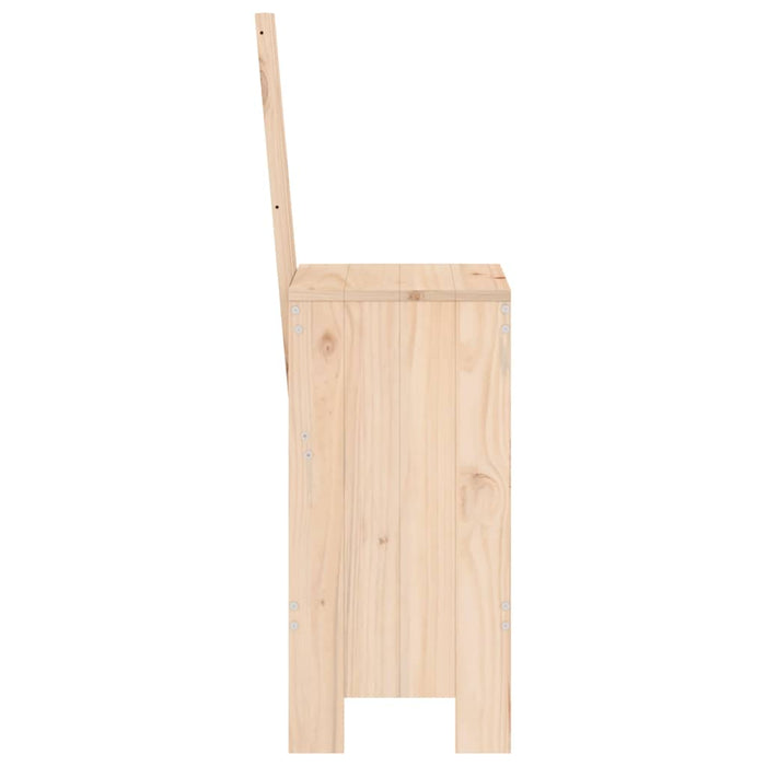 Scaune de bar, 2 buc., 40x42x120 cm, lemn masiv de pin - WALTI WALTI