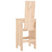 Scaune de bar, 2 buc., 40x42x120 cm, lemn masiv de pin - WALTI WALTI