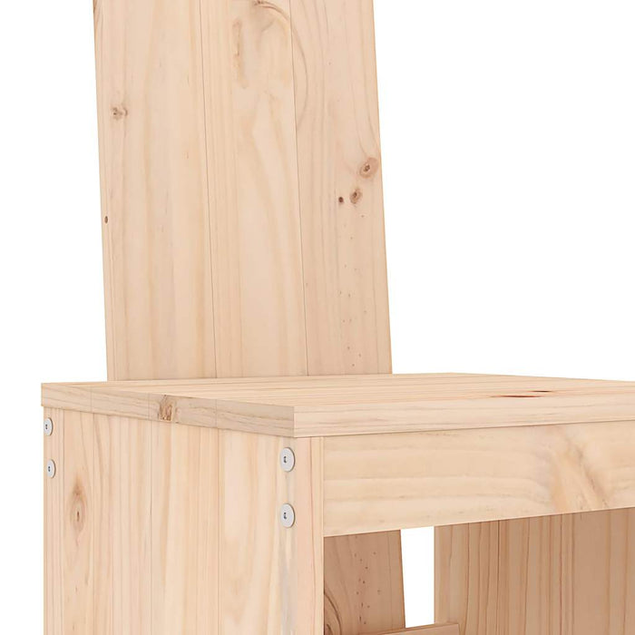 Scaune de bar, 2 buc., 40x42x120 cm, lemn masiv de pin - WALTI WALTI