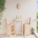 Scaune de bar, 2 buc., 40x42x120 cm, lemn masiv de pin - WALTI WALTI
