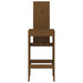 Scaune de bar 2 buc. maro miere 40x42x120 cm lemn masiv de pin - WALTI WALTI