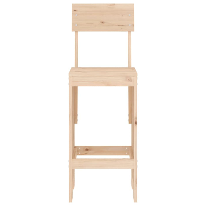 Taburete de bar, 2 buc., 40x48,5x115,5 cm, lemn masiv de pin - WALTI WALTI