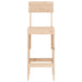 Taburete de bar, 2 buc., 40x48,5x115,5 cm, lemn masiv de pin - WALTI WALTI