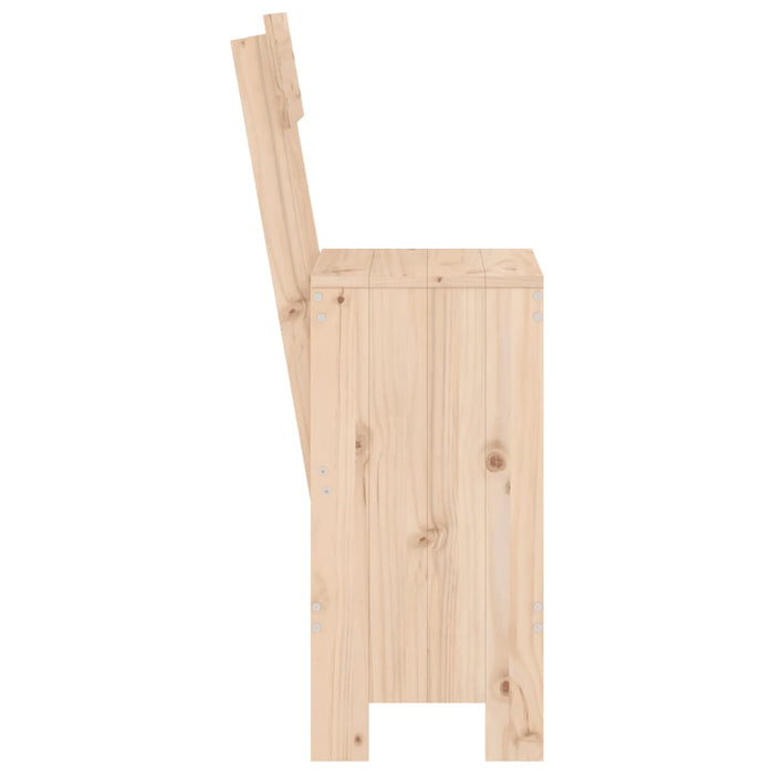 Taburete de bar, 2 buc., 40x48,5x115,5 cm, lemn masiv de pin - WALTI WALTI
