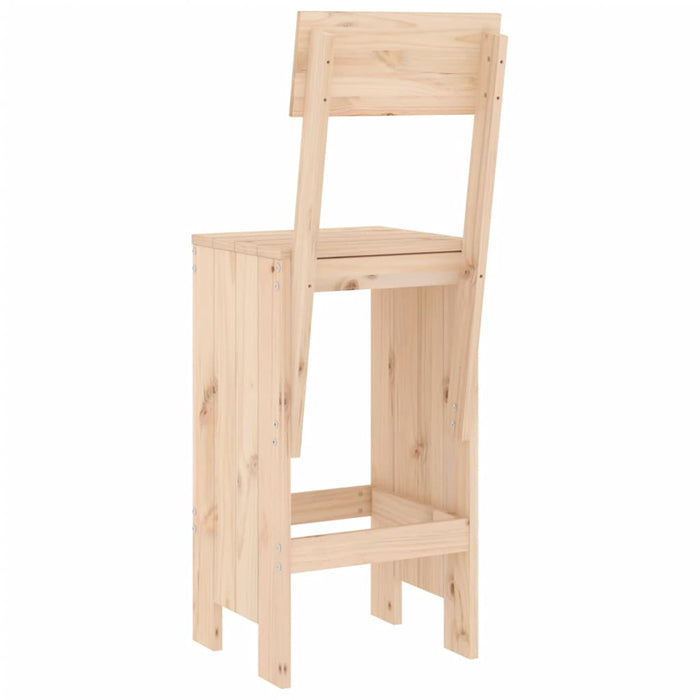 Taburete de bar, 2 buc., 40x48,5x115,5 cm, lemn masiv de pin - WALTI WALTI