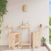 Taburete de bar, 2 buc., 40x48,5x115,5 cm, lemn masiv de pin - WALTI WALTI